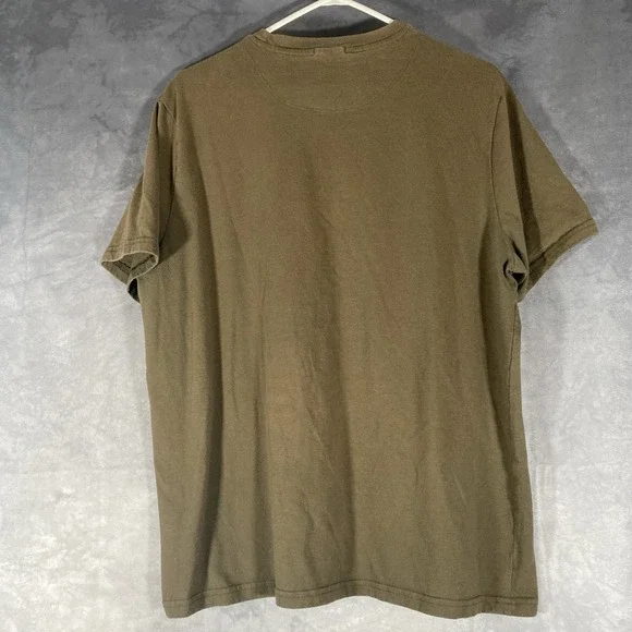 Realtree T Shirt Mens Large Brown Hunting Pocket Logo Casual - Picture 5 of 7